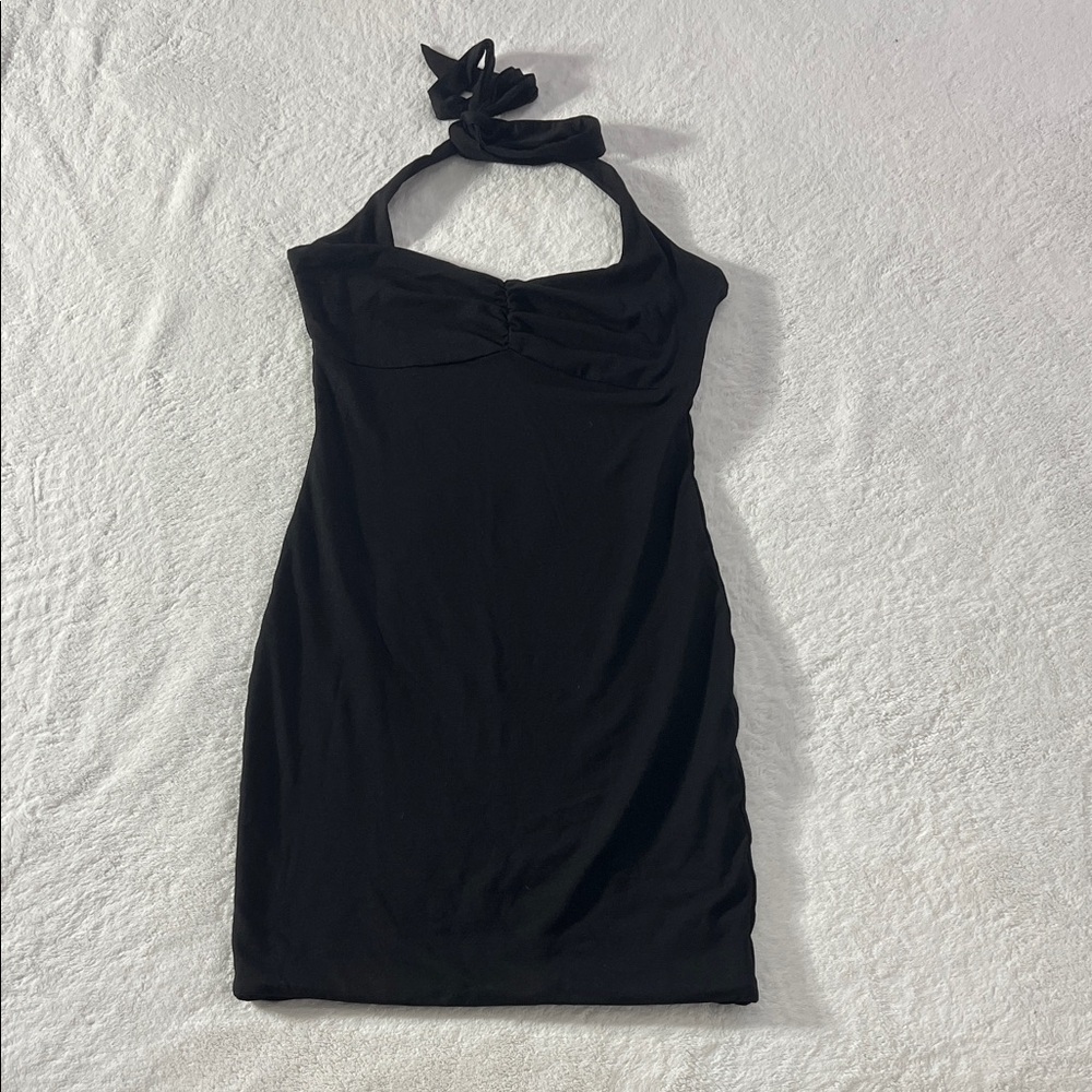 Tiger Mist Black Strapless Dress